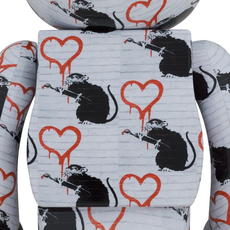 BE@RBRICK LOVE RAT 1000%BE@RBRICK LOVE RAT 1000%|バンクシー x