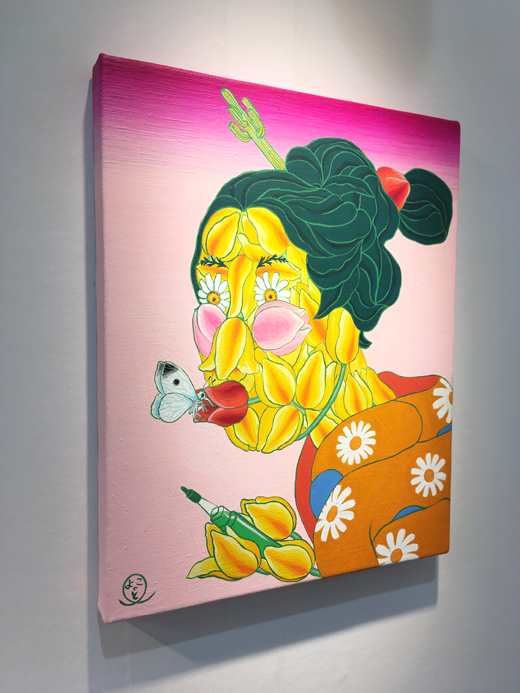 なんチュウ人だ その四 チューリップ女A Japanese woman made from