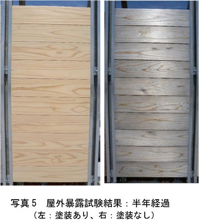 高耐久塗料「T-WOOD® COAT」を初適用し、半年経過後も木材の美観保持