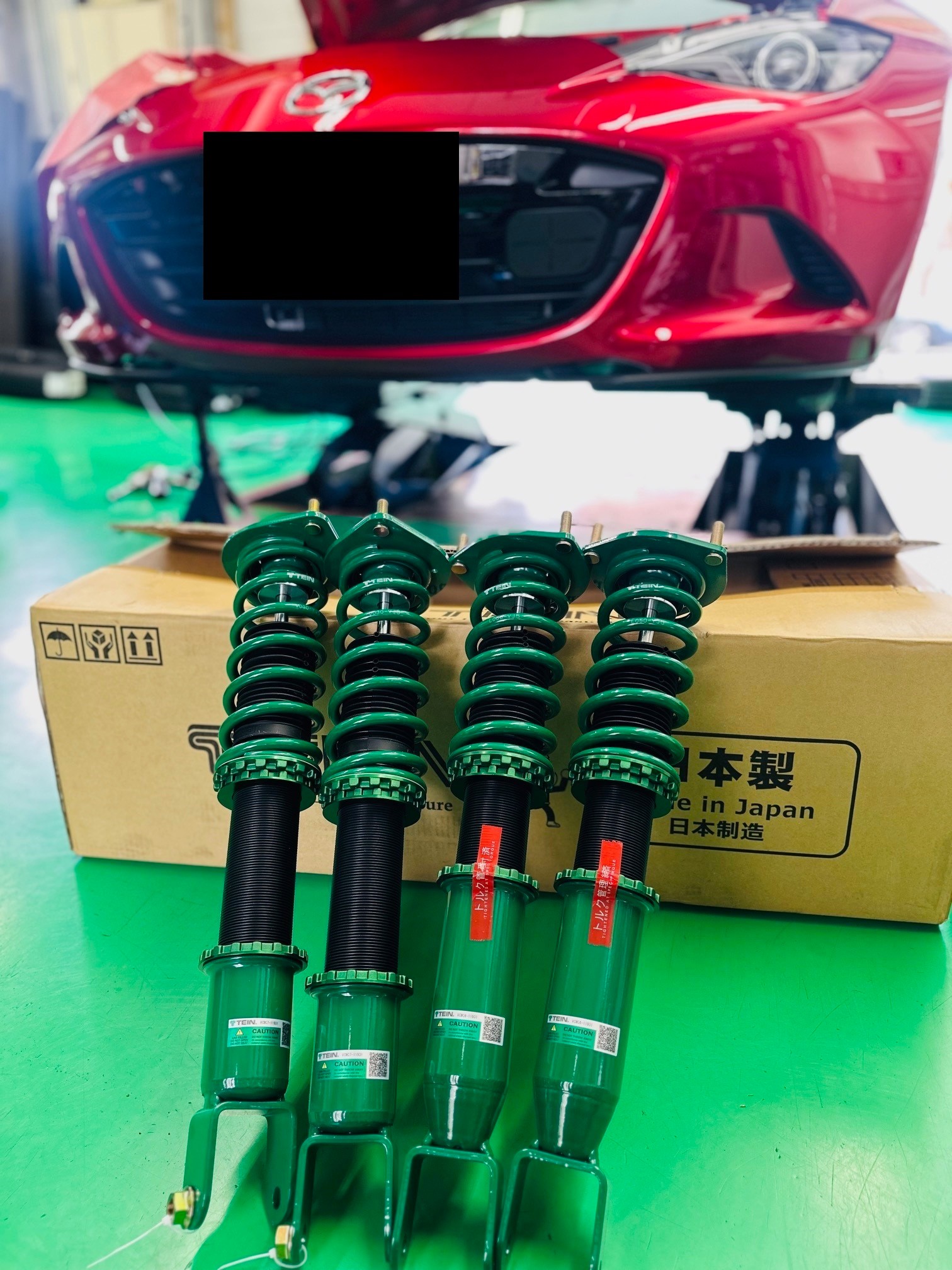 マツダ ロードスター（ND5RE） TEIN FLEX Z 車高調 取付 | 店舗お