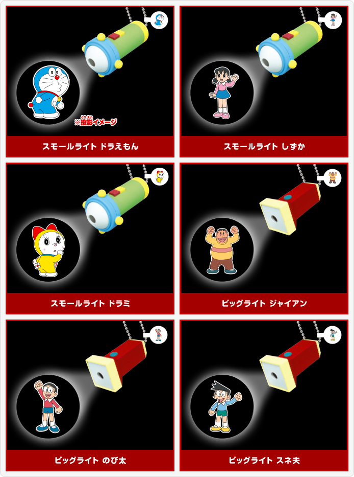 ドラえもん プロジェクターライトキーホルダー | おすすめ商品 バック