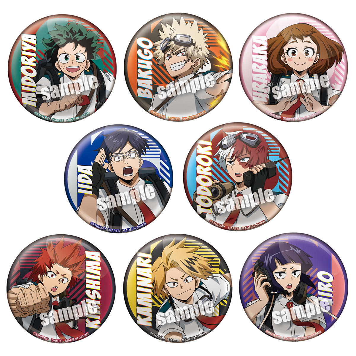 ヒロアカ 切島 コレクション缶バッジ64個 ヒロアカ 切島 コレクション