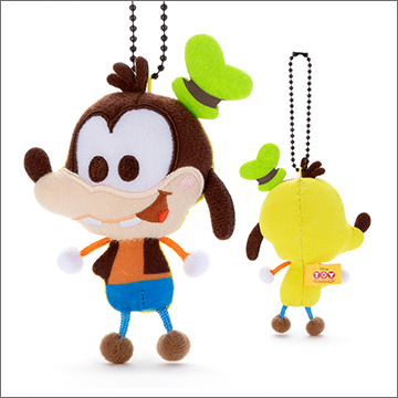 ディズニーキャラクター／トイカンパニー クリーナー付ボールチェーン