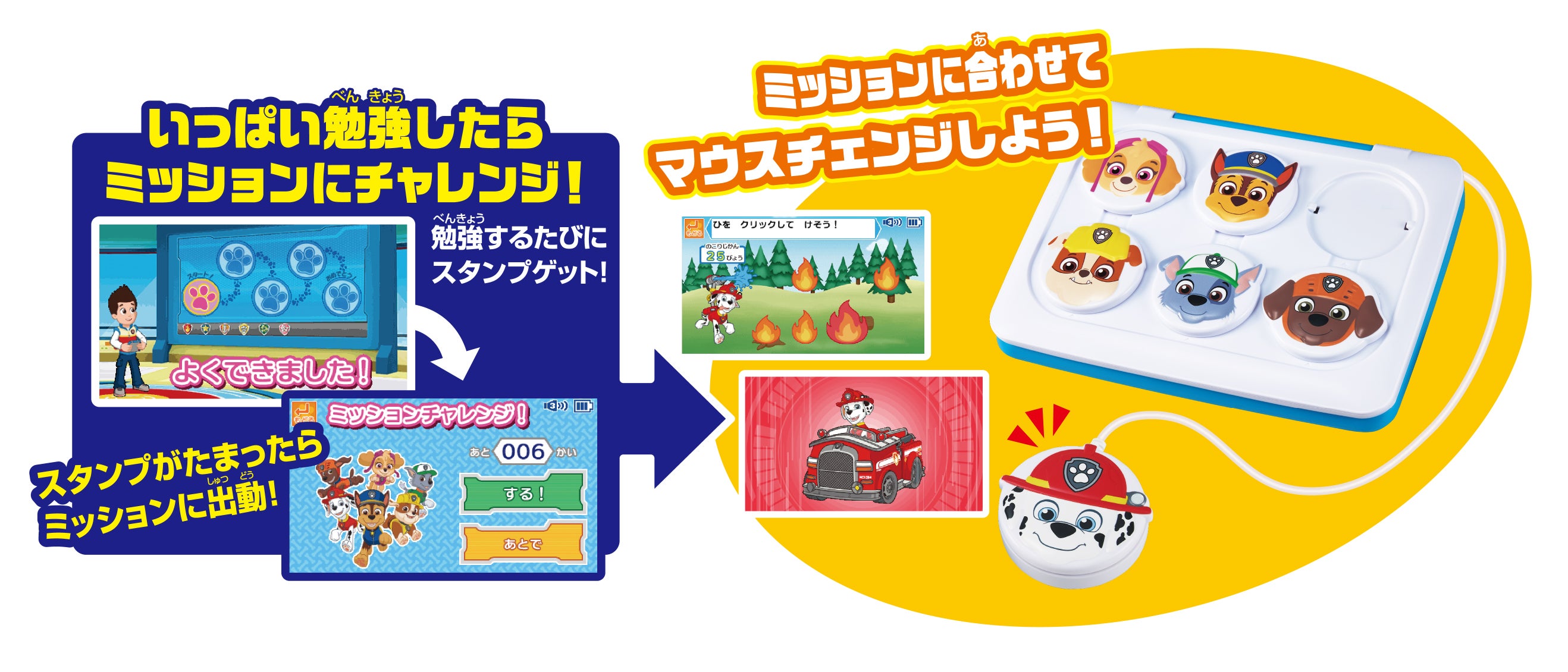 パウ・パトロール マウスチェンジで出動！ パウフェクトパソコン｜パウ