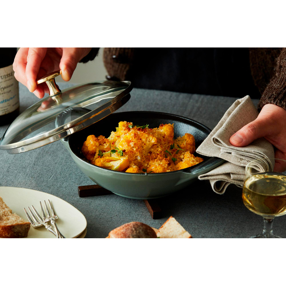 staub ミルクパン ベビーウォック ミント 直径約16cm staub ミルクパン