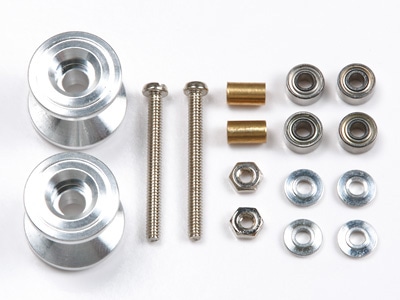 タミヤ ミニ四駆グレードアップパーツ 2段アルミローラーセット(13