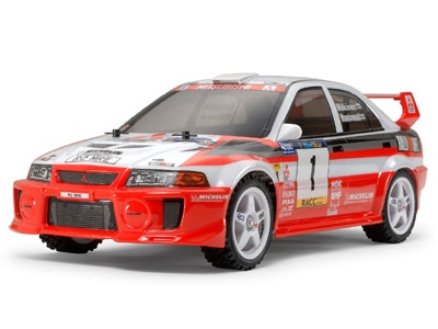 タミヤ 電動RCカーシリーズ 1/10RC 三菱ランサー エボリューション V