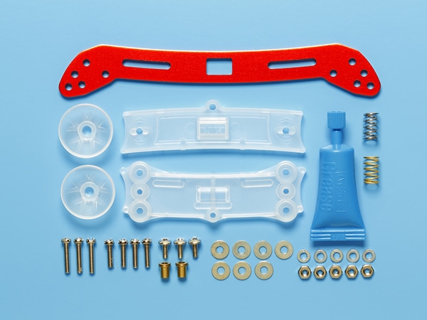 タミヤ ミニ四駆特別企画 フロントワイドスライドダンパー2（レッド