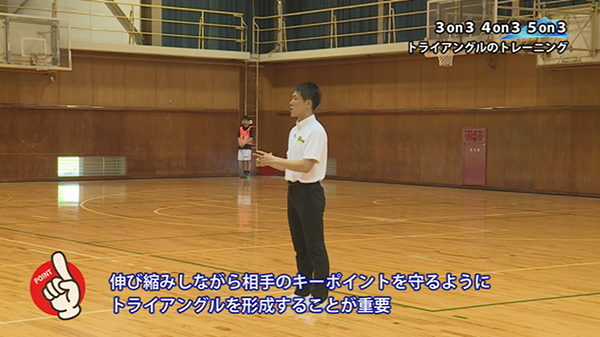 東海大諏訪男子バスケ部のゾーンディフェンスを大公開 | スペースを