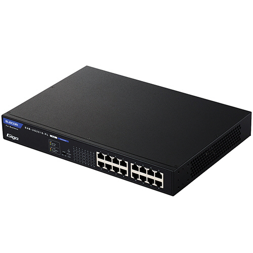 たのめーる】エレコム レイヤー2 Giga対応 PoE アンマネージスイッチ