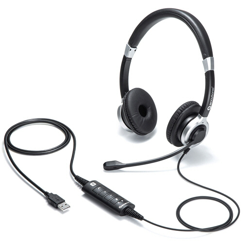 たのめーる】サンワサプライ ノイズキャンセリングマイク付き USB