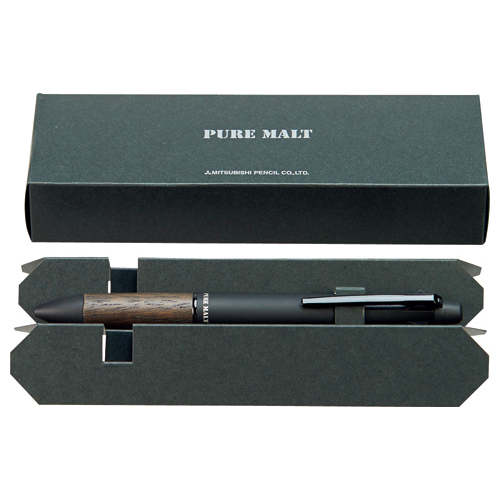 たのめーる】三菱鉛筆 多機能ペン ピュアモルト(オークウッド