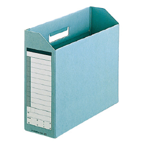 たのめーる】プラス ダンボックス A4ヨコ 背幅100mm ブルー BF10-A4