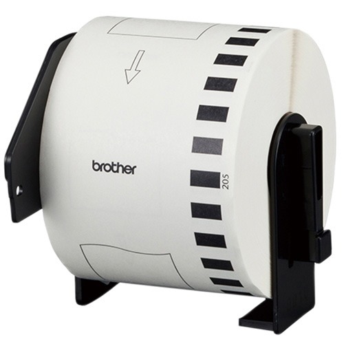 たのめーる】ブラザー DKテープ 長尺紙テープ(大) 再剥離(弱粘着タイプ