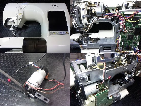 JUKIミシン修理［HZL-010］Jureve（通電し起動するが動かない