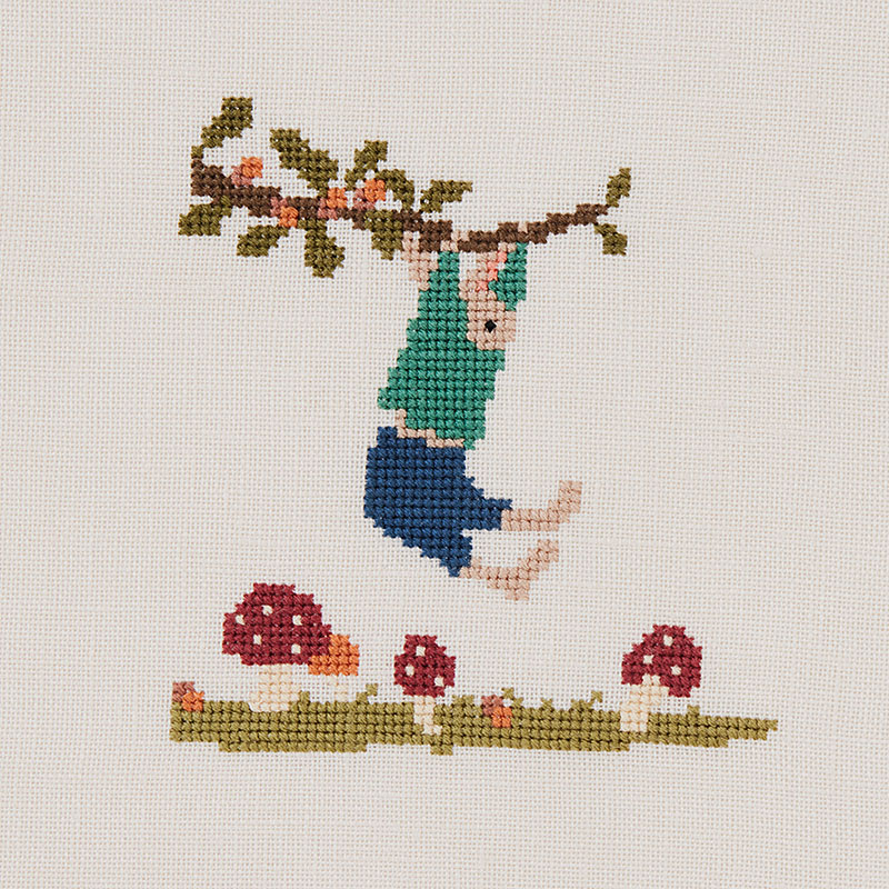 クロスステッチキット「高橋亜紀のstitch calendar 2023 9・10月