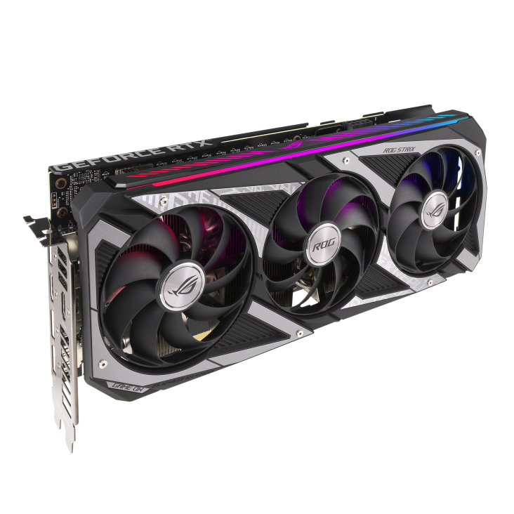 ROG-STRIX-RTX3060-12G-GAMING - GeForce RTX 3060 搭載3連ファン採用