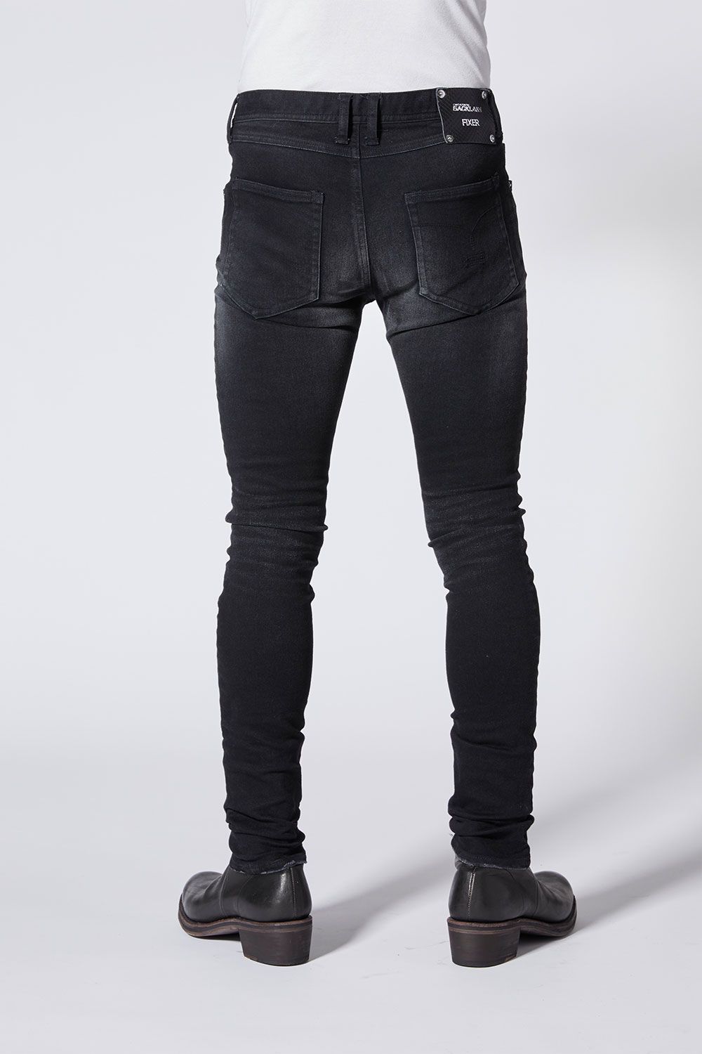 ISAMU KATAYAMA BACKLASH - FIXERコラボ ストレッチブラックデニム