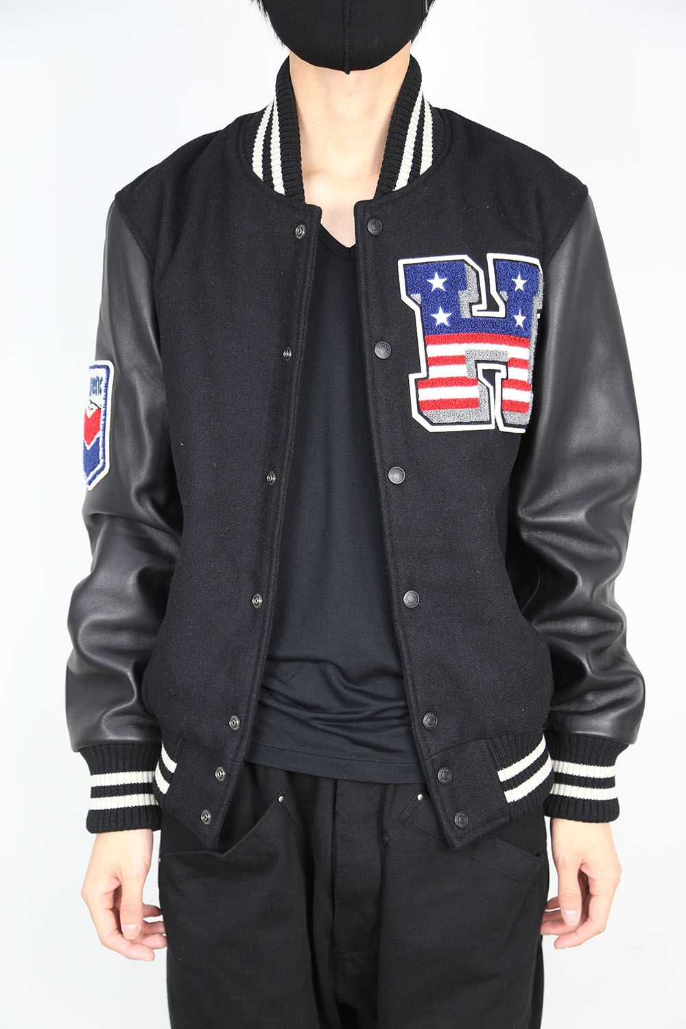 HYSTERIC GLAMOUR - VIXEN GIRL刺繍 ヴァーシティジャケット