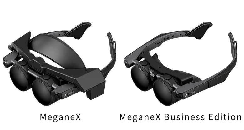 MeganeXは25万円で今春発売。5.2K HDR対応OLEDで320gの超軽量VRヘッド