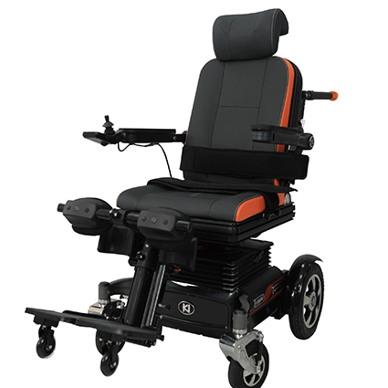 赤と黒の電動車椅子 （リフト） 用具詳細 赤と黒の電動車椅子 （リフト）