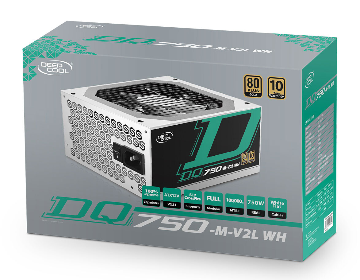 DeepCool Intros White Variants of its DQ-M V2L Power Supplies