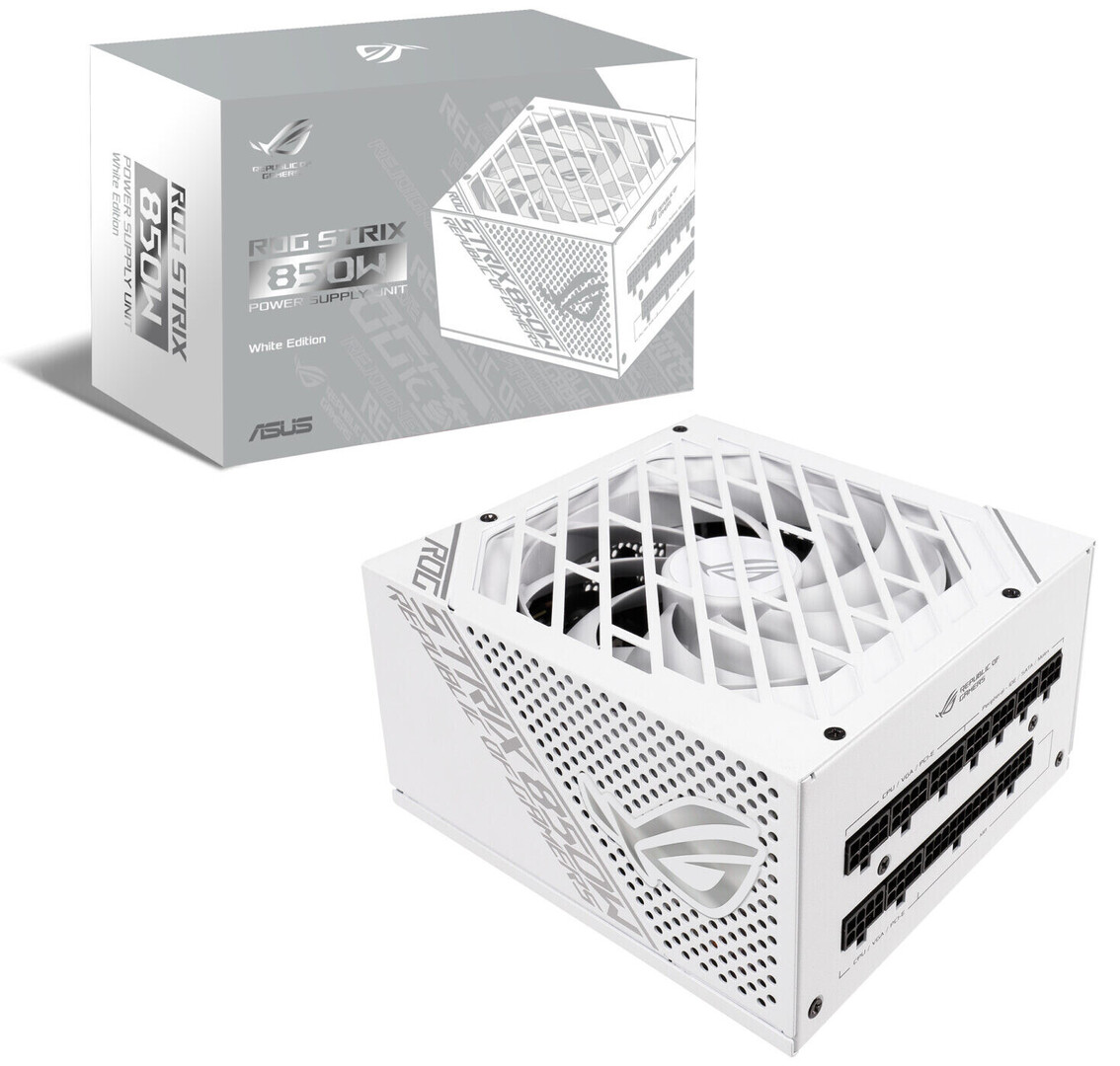 ASUS Unveils ROG Strix 850W White Edition Power Supply | TechPowerUp