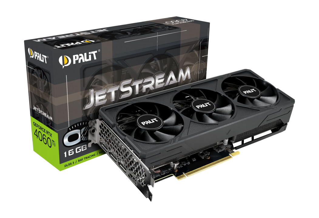 Palit Announces GeForce RTX 4060 Ti 16GB JetStream Series