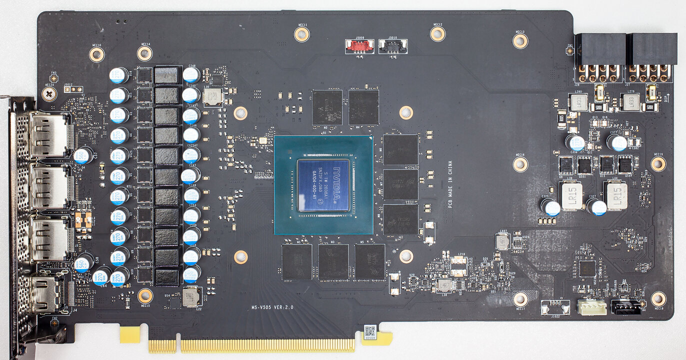 MSI GeForce RTX 3070 Ti Suprim X Review - Circuit Board Analysis