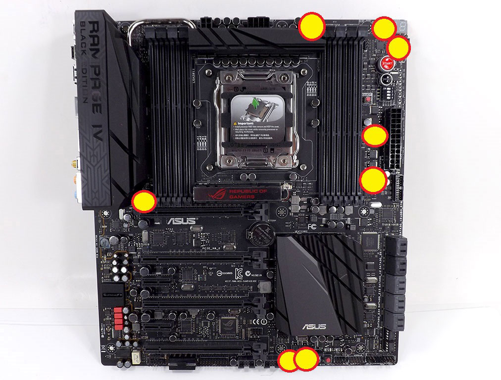 ASUS RAMPAGE IV BLACK EDITION (Intel SKT 2011) Review - The Board