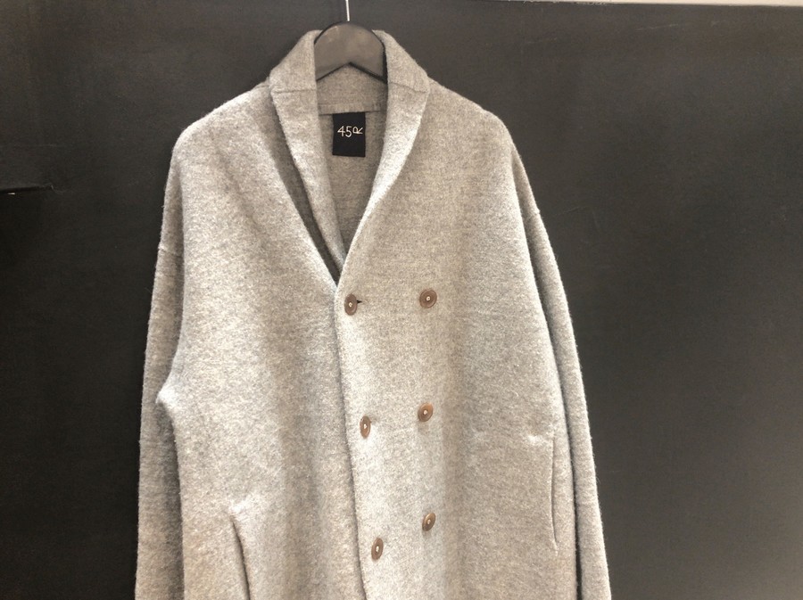 45R フォーティファイブアール 縮絨 圧縮ウール 金具 ジャケット