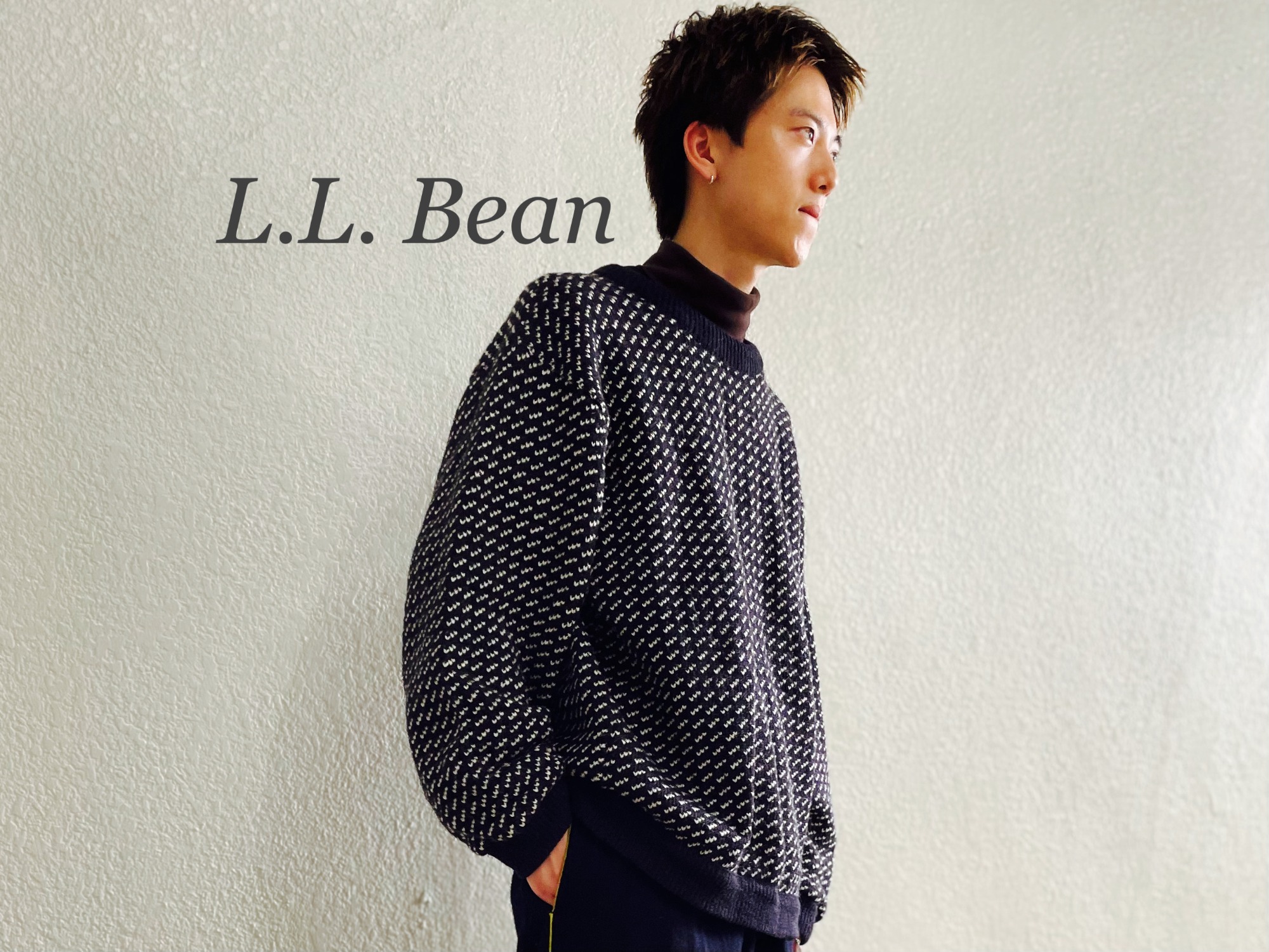 L.L.Bean/エルエルビーン】より80sバーズアイニットのご紹介