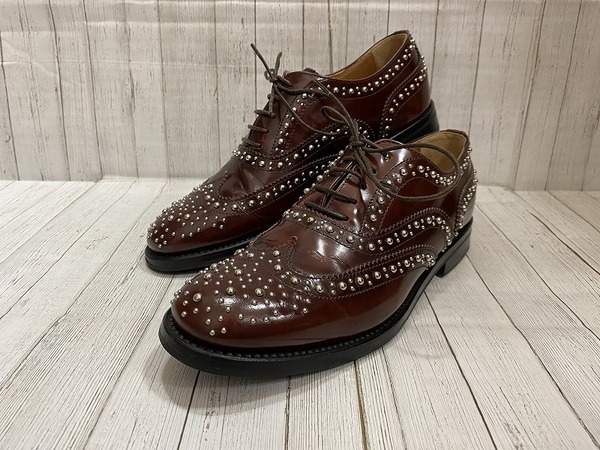 CHURCHS/チャーチ】スタッズレザーシューズ 買取入荷致しました