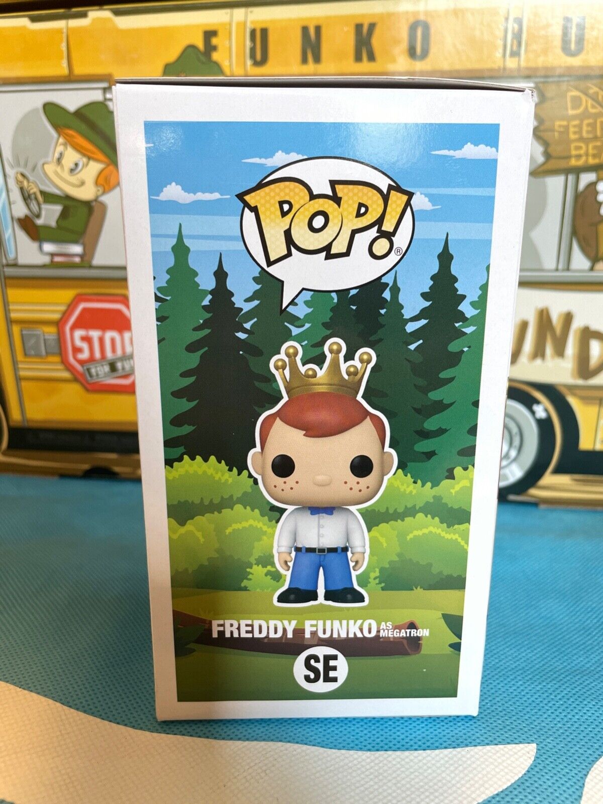 SDCC 2023 Exclusive Funko Pop Metallic Freddy Funko As Megatron