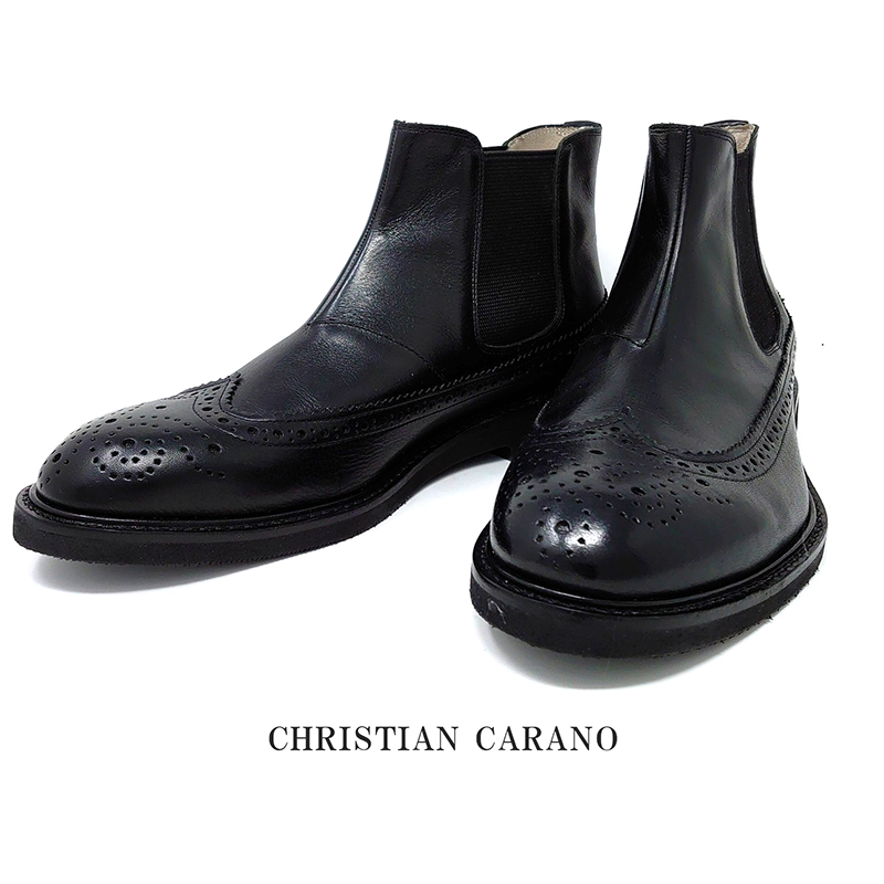 1点物 日本製 本革 サイドゴアブーツ メンズ ドレス ビジネスシューズ