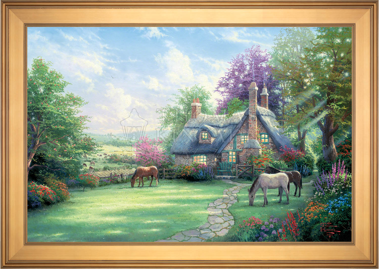 A Perfect Summer Day - Limited Edition Canvas – Thomas Kinkade Studios