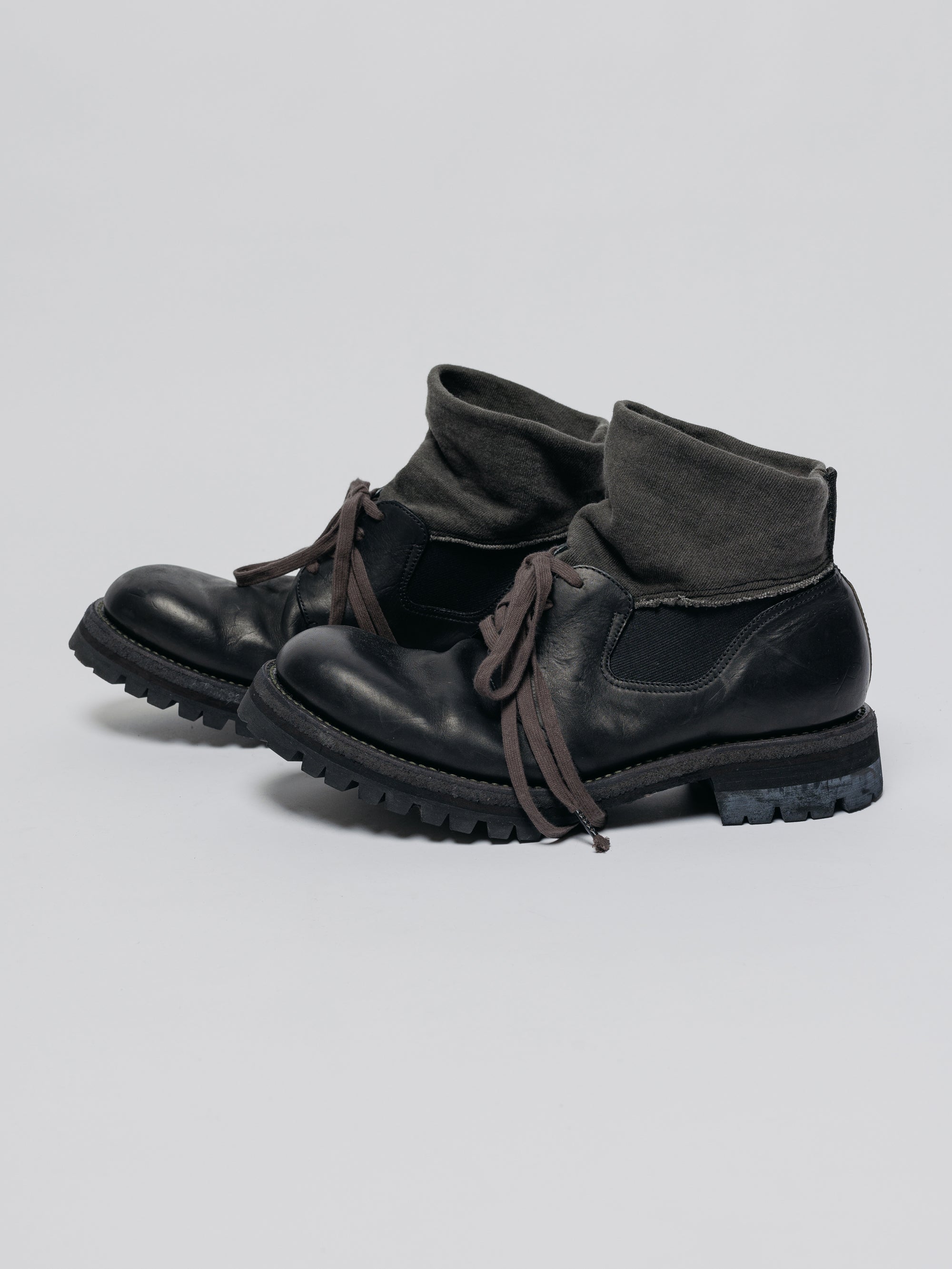 THE VIRIDI-ANNE TVA 23FW COTTON RIB DERBY SHOES – The Viridi-anne