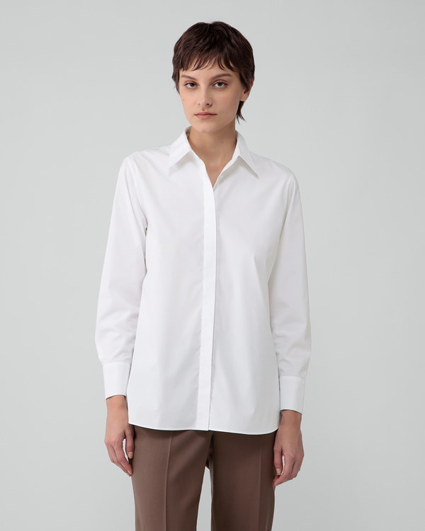 Luxe Cotton Ely Shirt | Theory luxe[セオリーリュクス]公式通販サイト
