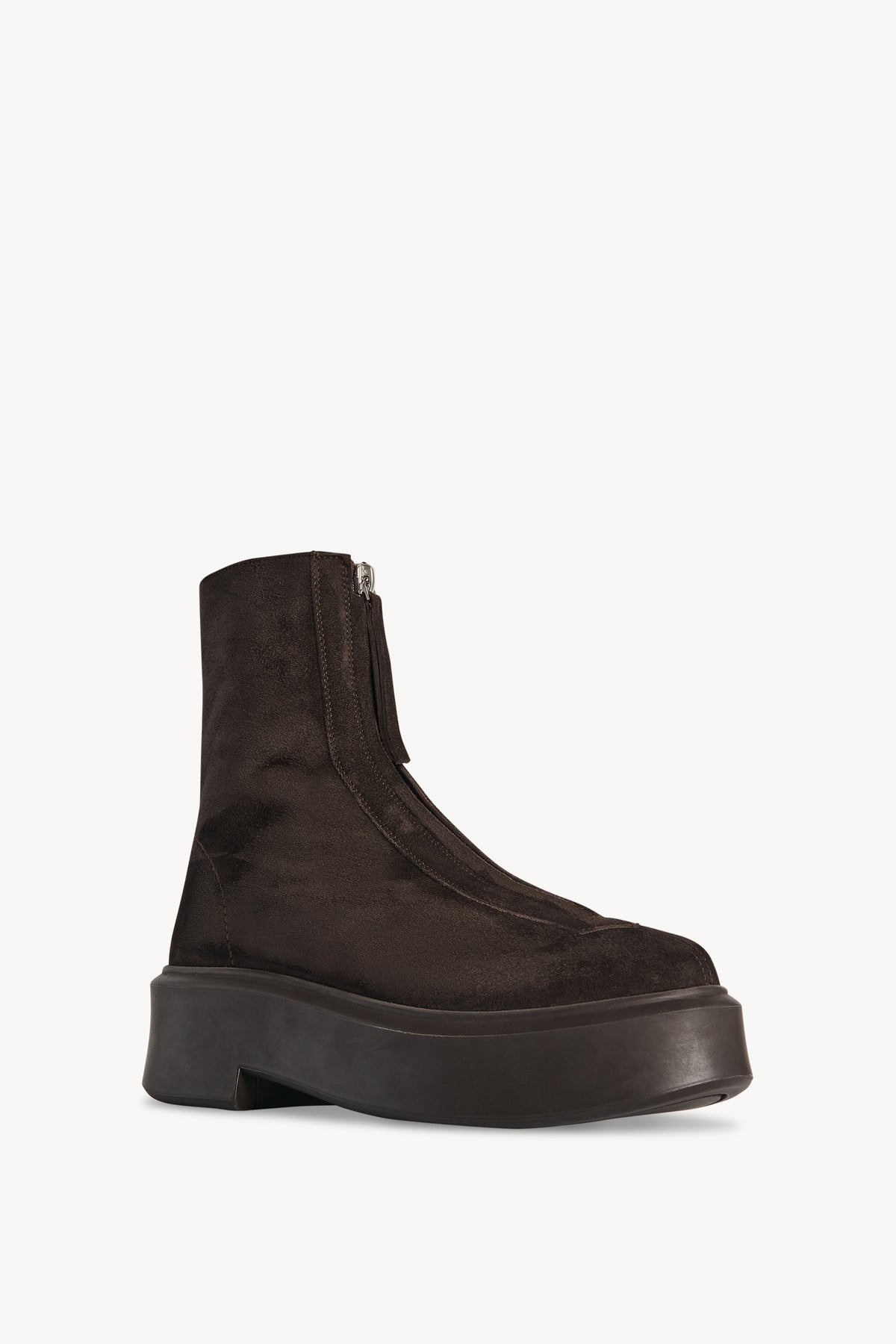 Zipped Boot I Brown – The Row