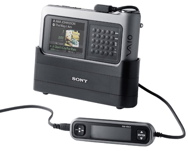 Sony Vaio Pocket VGF-AP1L digital music player • The Register