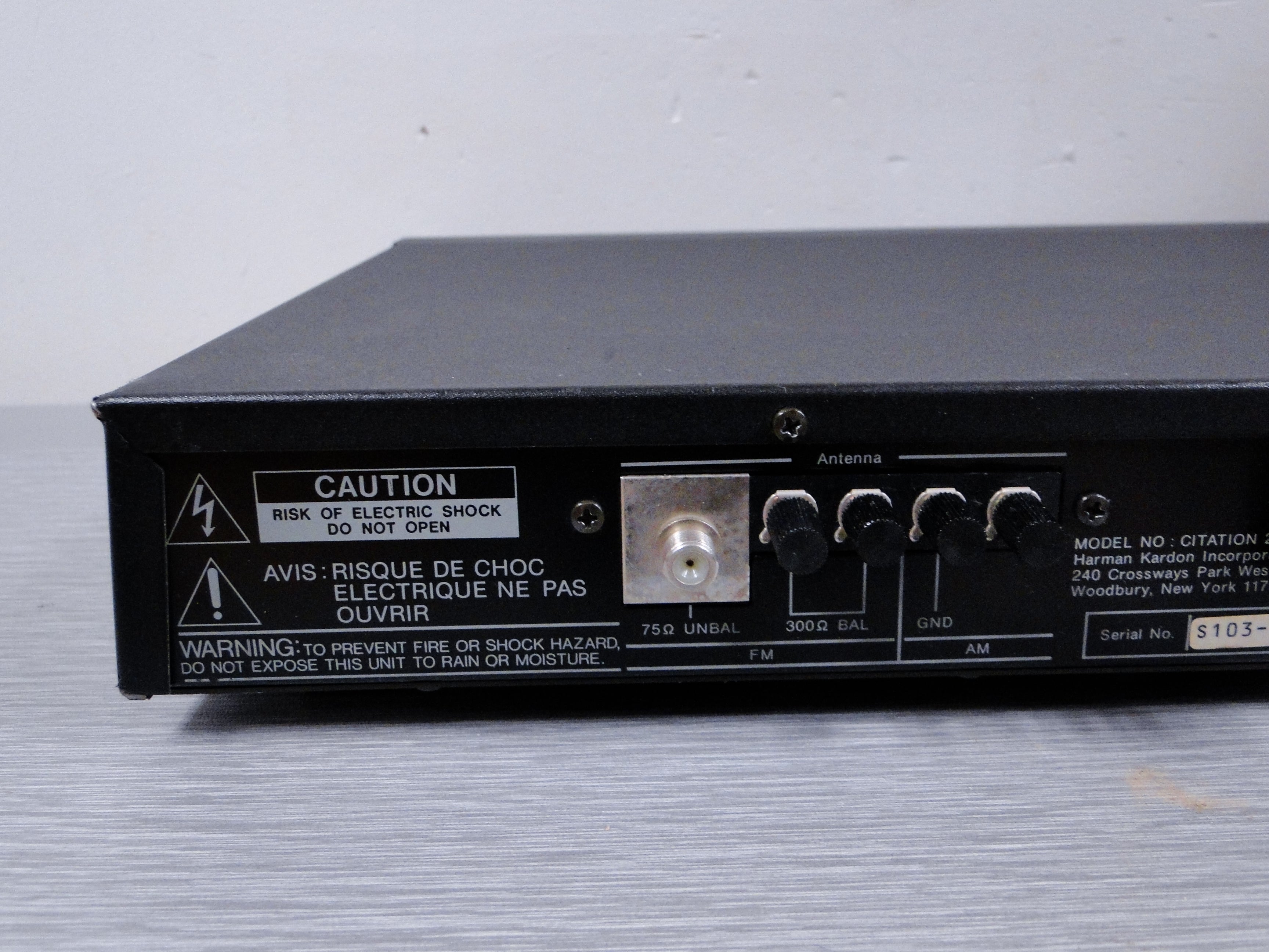 希少 レトロ商品）Herman/kardoon CAUTION 23チューナー 希少 レトロ