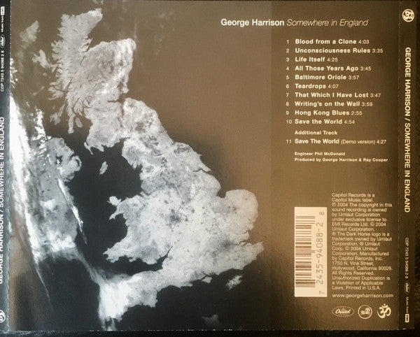 Buy George Harrison : Somewhere In England (CD, Album, RE, RM
