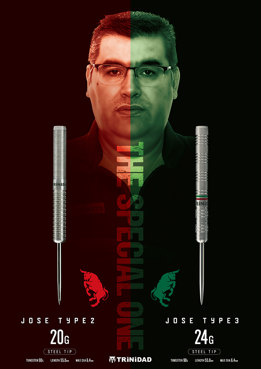 ダーツ バレル TRiNiDAD PRO JOSE3 24g STEEL トリニダード プロ ホセ3