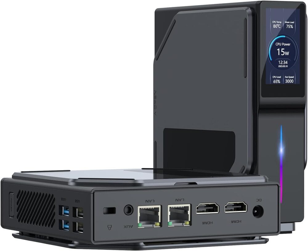 ACEMAGIC S1 N100』レビュー | ミニスクリーン搭載の高コスパ小型