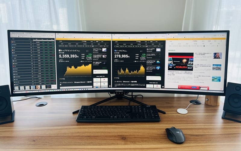 Innocn 49C1R』レビュー | 49インチ・5K解像度・最高120Hz対応の曲面