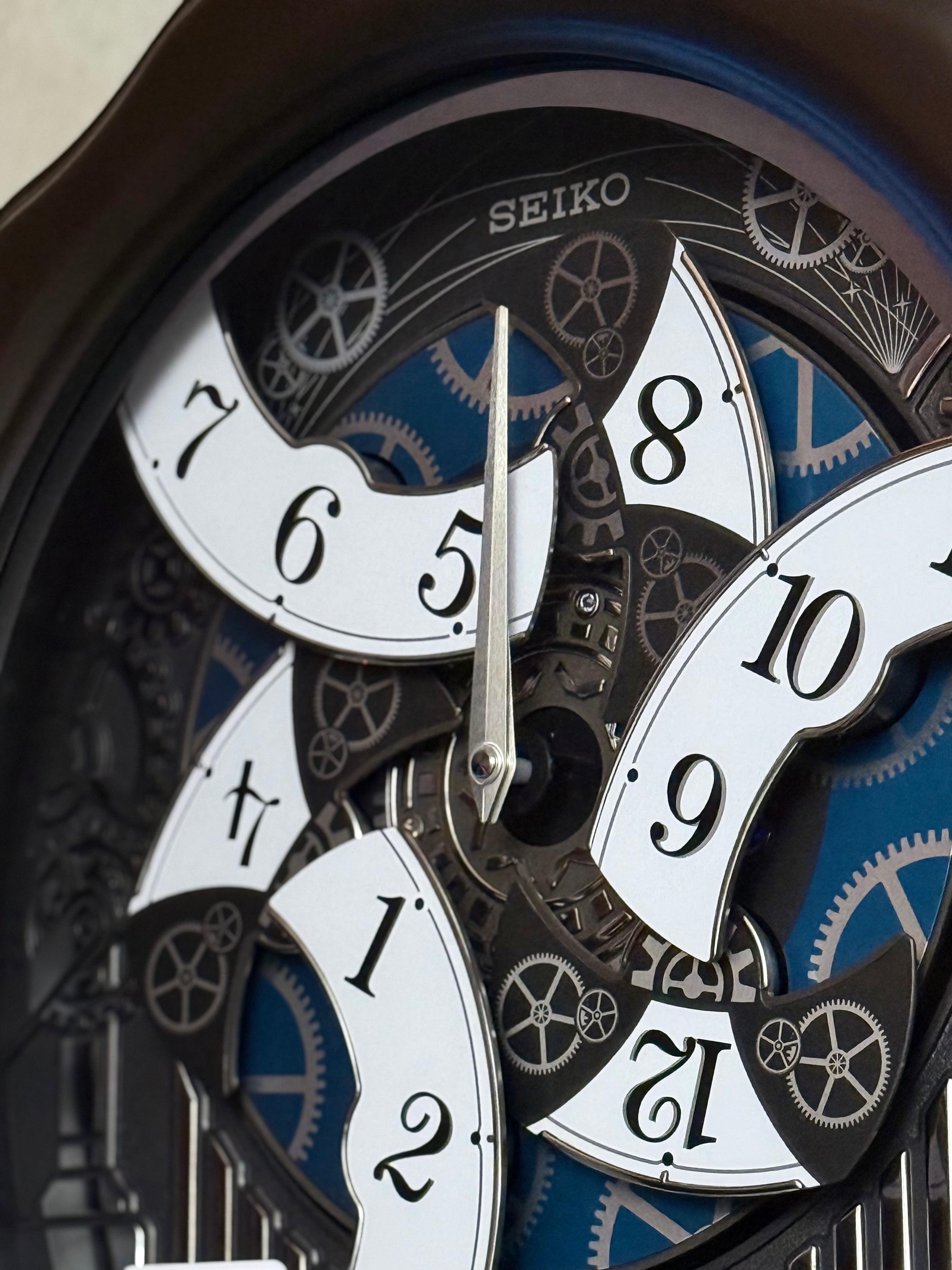 Seiko QXM609NRH “Opera” Melodies in Motion Dancing Dial Musical