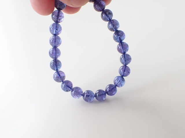 TK0208 【プレミアム】 タンザナイト 8mm ブレスレット