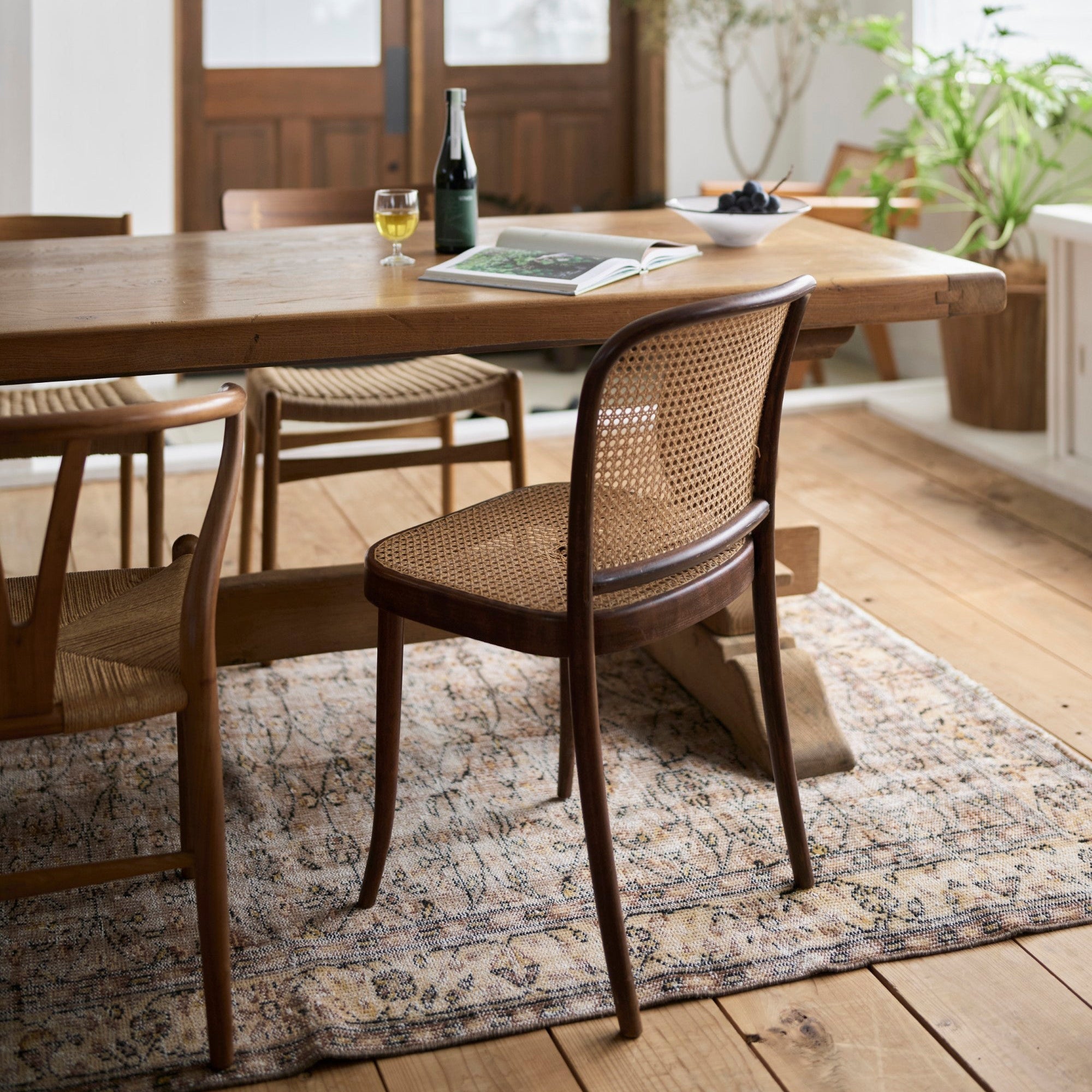 ヴィンテージラグ | トルコ・イスパルタ No.04 | 茶色 | 223 × 146 – tiflo