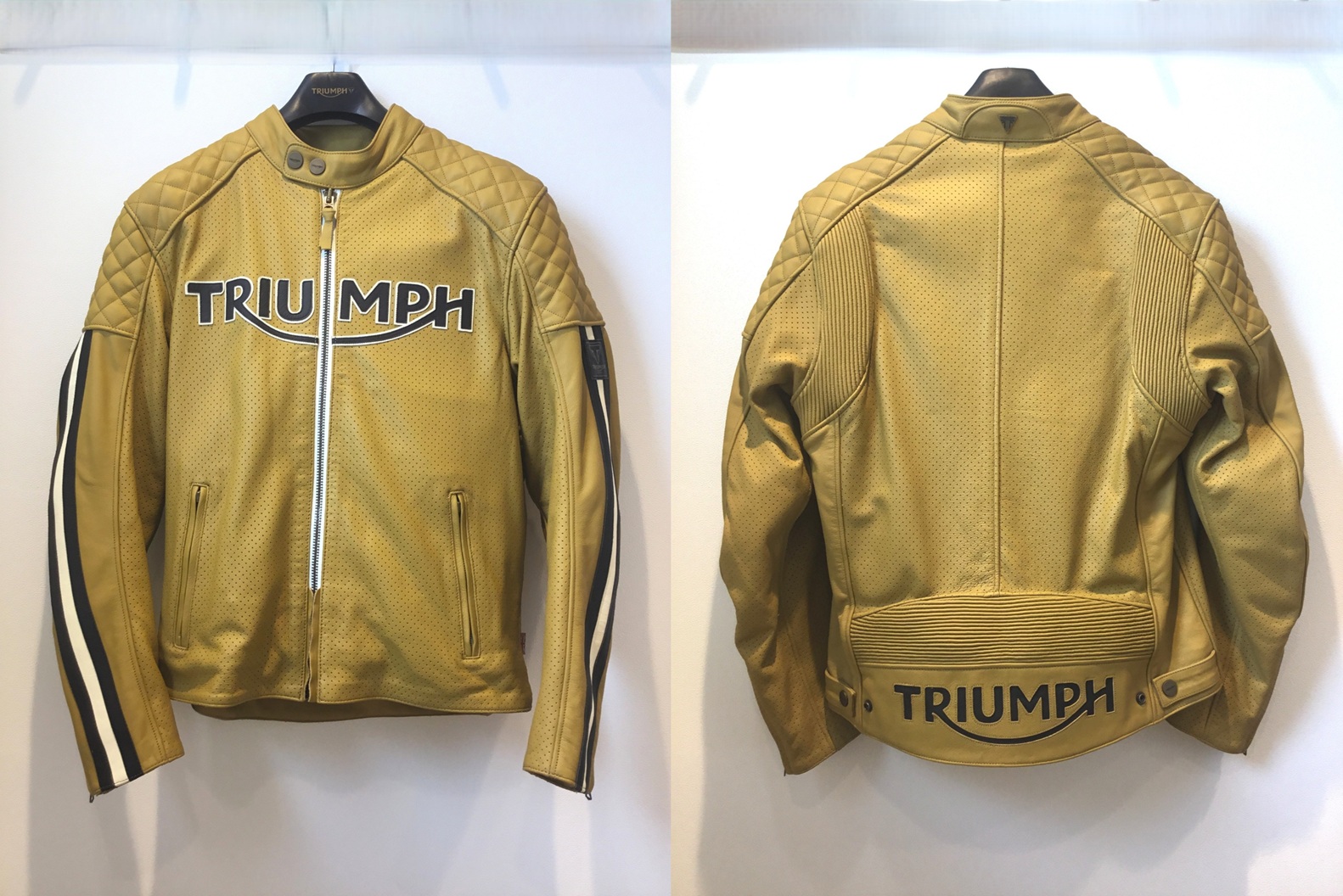 トライアンフレザージャケット Braddan Air Race Jacket / GOLD