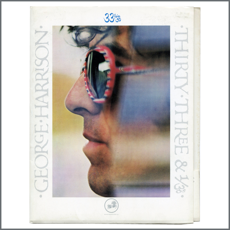B37005 - George Harrison Thirty Three & 1/3 1976 Promotional Press